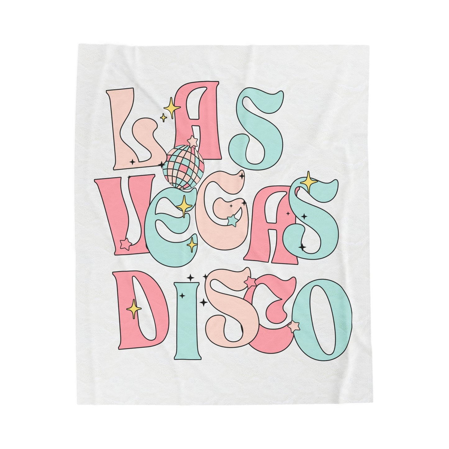 Las Vegas Disco Plush Blanket