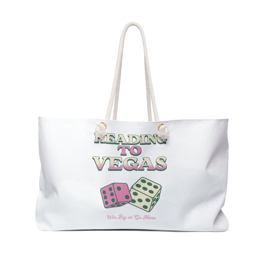 Heading to Vegas Weekender Carry on Bag for Las Vegas Vacation