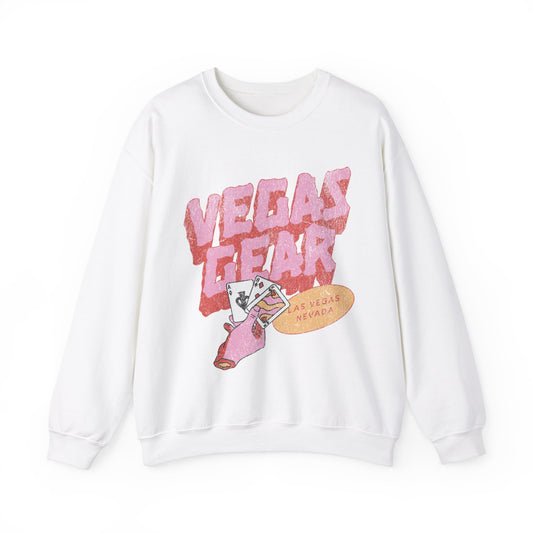 Vegas Gear Las Vegas Crewneck Sweatshirt Gift for Vegas Lovers