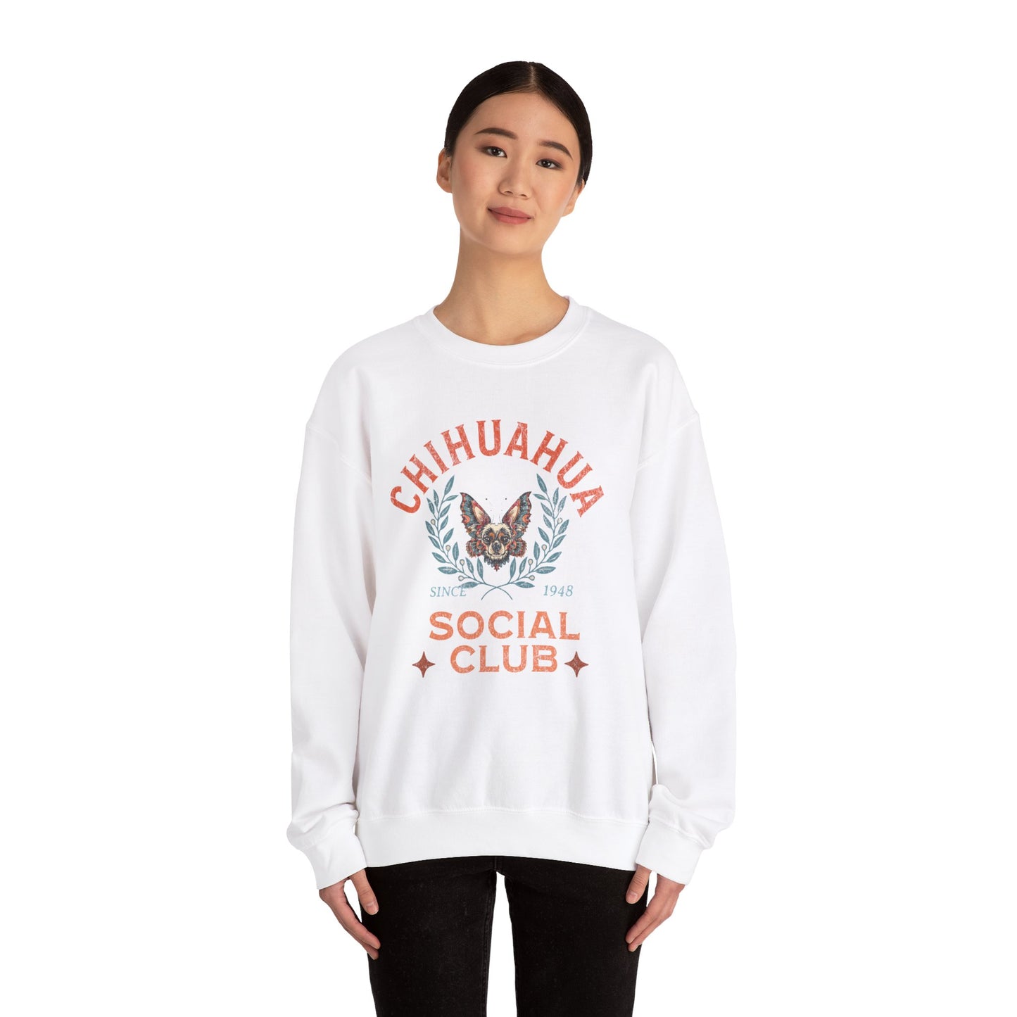 Chihuahua Social Club Crew neck Sweatshirt Gift for Dog Lovers