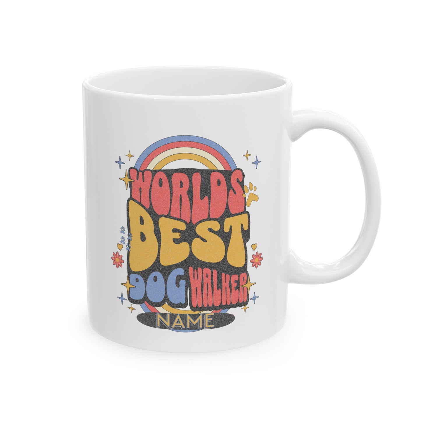 Dog Walker World's Best Ceramic Mug (11oz)