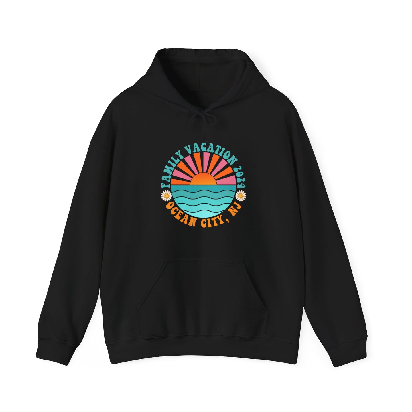 Ocean City NJ Family Vacation 2024 Matching Hoodie Sweatshirts