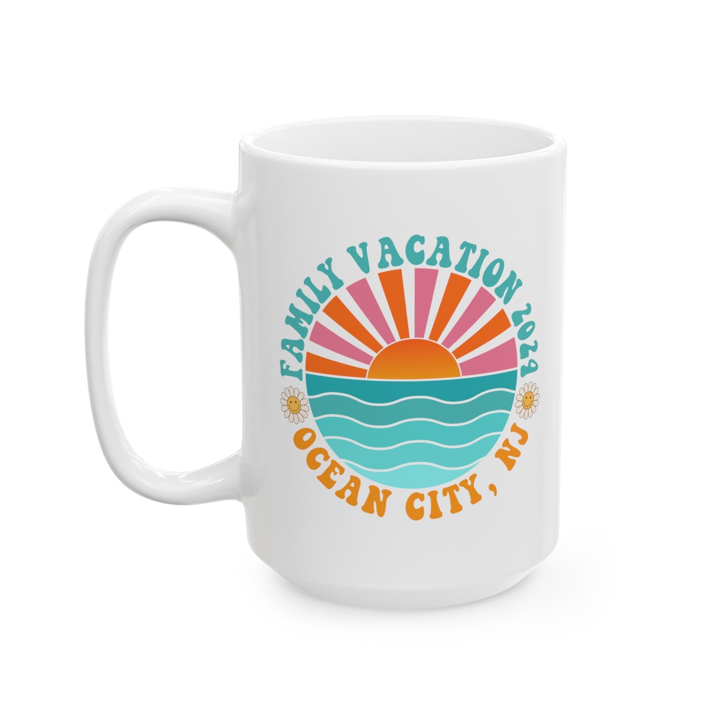 Ocean City, NJ Family Vacation Coffee Mug Matching Memories Mugs