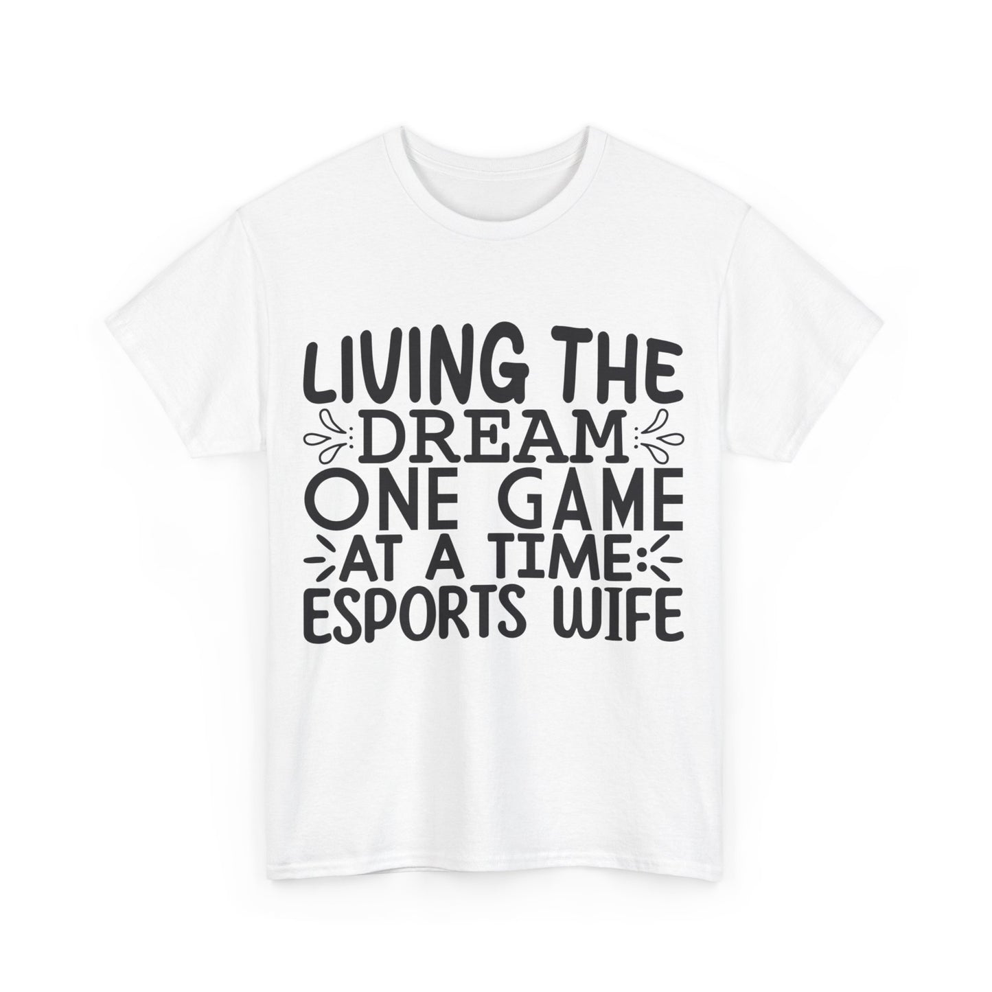 Gamer Wife Esports Champ T-Shirt Cheering Gaming Husbands Tournament Apparel Video Game Playing Spouses Competition Arena E-Gaming E-Sports